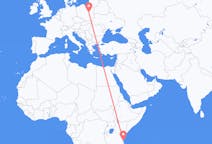 Flights from Zanzibar to Warsaw