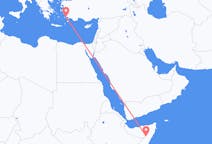 Flights from Garoe, Somalia to Bodrum, Turkey