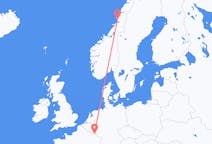 Flyg från Brønnøysund till Luxemburg
