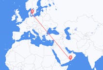 Flights from Salalah to Copenhagen