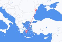 Loty z miasta Konstanca do miasta Plaka, Milos