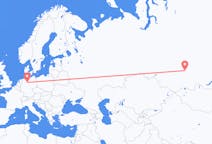 Fly fra Krasnojarsk til Hannover