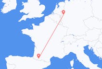 Flights from from Düsseldorf to Lourdes