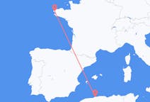 Vols depuis la ville d'Alger vers la ville de Brest