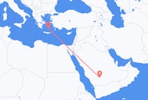 Flights from Wadi ad-Dawasir, Saudi Arabia to Santorini, Greece
