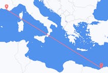 Flyreiser fra Alexandria, til Marseille