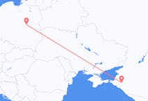 Vols depuis la ville de Varsovie vers la ville de Krasnodar