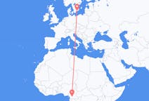 Flyreiser fra Yaoundé, til Karlskrona