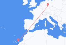 스페인 아주이에서 출발해 독일 에르푸르트로(으)로 가는 항공편