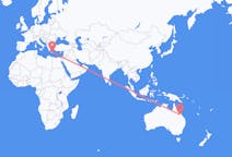 Flyreiser fra Moranbah, Australia til Iraklio, Hellas