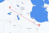 Flights from Tehran, Iran to Ağrı, Turkey