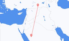 Fly fra Al-`Ula til Mardin