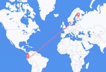 Flights from Jaén, Peru to Kuopio, Finland