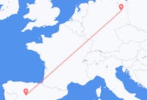 Flyg från Valladolid, Spanien till Berlin, Maryland, Tyskland