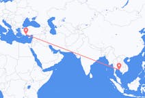 Flyrejser fra Trat Province, Thailand til Antalya, Tyrkiet