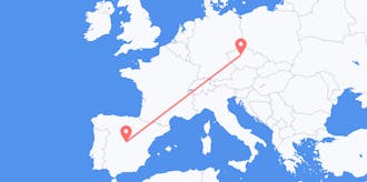 Flyg från Tjeckien till Spanien