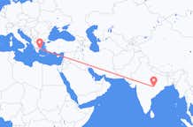 Flyrejser fra Raipur, Indien til Athen, Grækenland
