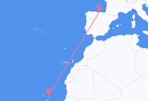 Vluchten van Sal, Kaapverdië naar Santander, Spanje