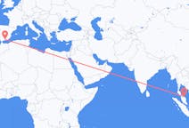 Flyreiser fra Kota Bharu, til Granada