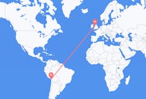 Flyreiser fra Tacna, Peru til Liverpool, England