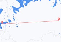 Vluchten van Nizjnevartovsk naar Tallinn