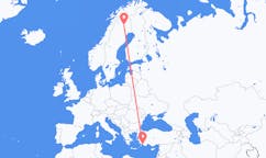 Flights from Gällivare, Sweden to Dalaman, Turkey