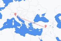 Flyg från Verona till Şanlıurfa