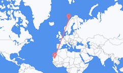 Flyreiser fra Atar, Mauritania til Leknes, Norge