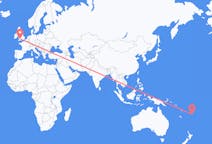 Flights from Kadavu Island, Fiji to Cardiff, Wales