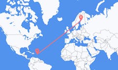 เที่ยวบิน จาก เซนต์คิตส์, เซนต์คิตส์และเนวิส ไปยัง คอกโคล่า, ฟินแลนด์