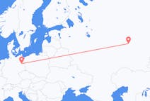 Fly fra Izjevsk til Berlin