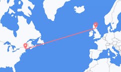 Flyg från Portland, USA till Dundee, Skottland