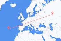 Flights from Izhevsk, Russia to Terceira Island, Portugal