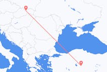 Vluchten van Poprad, Slowakije naar Nevsehir, Turkije