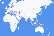 Flüge von Bamaga, Australien nach Skopje, Nordmazedonien