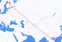 Flyrejser fra Nakhon Phanom Province, Thailand til Kuopio, Finland