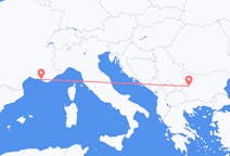 Flyg från Sofia, Bulgarien till Marseille, Frankrike