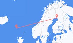 핀란드 케미에서 출발해 페로 제도 쇠보구르(Sørvágur)에게(으)로 가는 항공편