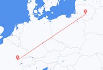 Flights from Dole, France to Kaunas, Lithuania