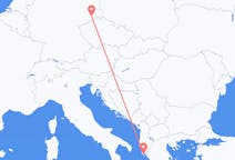 Flyrejser fra Korfu, Grækenland til Dresden, Tyskland