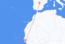 Vols de Bissau, Guinée-Bissau à Madrid, Espagne