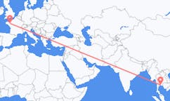 出发地 泰国出发地 芭達亞目的地 法国雷恩的航班