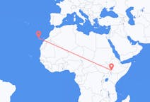 Vluchten van Jinka, Ethiopië naar La Palma (ort i Mexiko, Guanajuato, Salamanca), Spanje