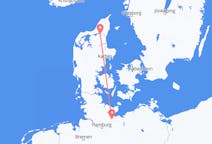 Vols de Lübeck, Allemagne pour Aalborg, Danemark