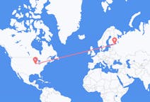 Flyg från Chicago, USA till Sankt Petersburg, Ryssland