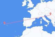 Flights from São Jorge Island, Portugal to Osijek, Croatia
