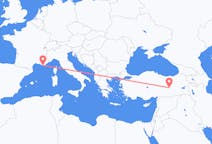 Fly fra Toulon til Elazığ
