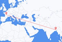 Flyg från Dhaka, Bangladesh till Limoges, Frankrike