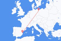 Flights from Valencia in Spain to Szczecin in Poland