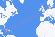 Flyreiser fra Kingston, Jamaica til Westerland, Tyskland